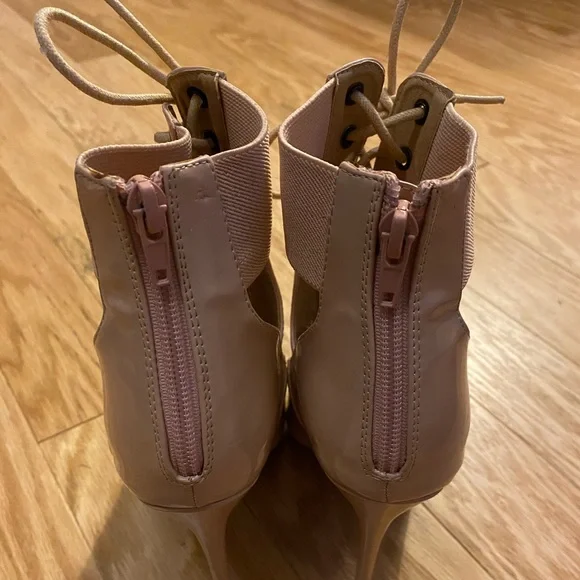 Lace Up Pointed Toe Heels - Picture 5 of 5